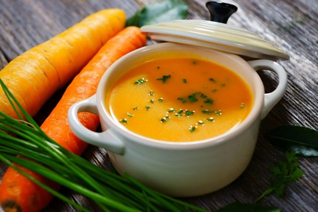 BCeme de cenoura e laranja
