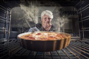 Torta de acelga e bacon sem glúten