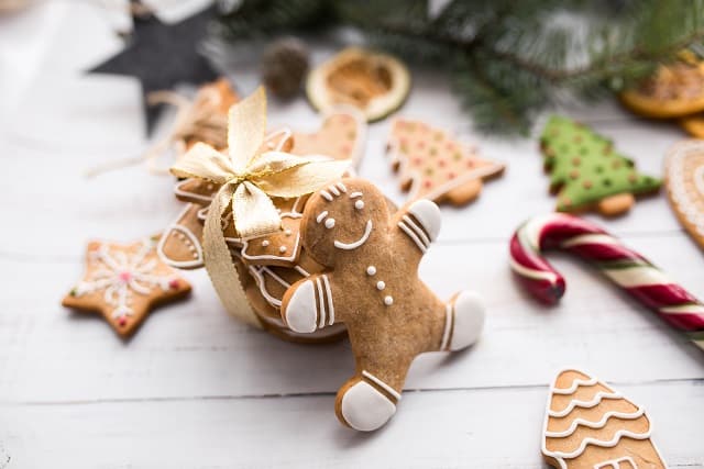 Biscoitos de natal sem glúten e sem lactose