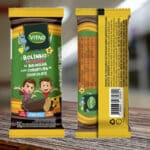 Bolinho de baunilha saboroso
