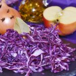 Repolho roxo temperado