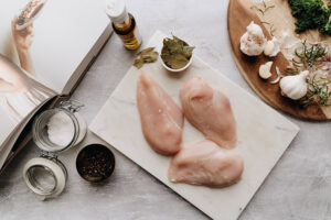 Peito de frango grelhado com gengibre